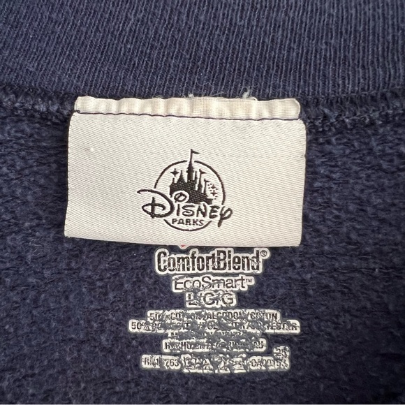 ⭐️SOLD⭐️ Disney The Original Walt Disney World Blue Crewneck Sweater Size L - Picture 4 of 4